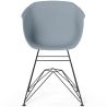 Buy Dining Chair - Scandinavian Style - Black Legs - Mangri Light grey 61731 - in the EU