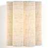 Buy Wall Lamp with Fabric Shade and Aged Gold Structure - Gildora White 61744 in the Europe