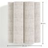 Buy Wall Lamp with Fabric Shade and Aged Gold Structure - Gildora White 61744 home delivery