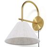 Buy Vintage Gold Wall Lamp with Plug and Switch - Lumella Brass 61745 at MyFaktory