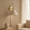 Buy Vintage Gold Wall Lamp with Plug and Switch - Lumella Brass 61745 with a guarantee