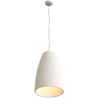 Buy Pendant lamp - Minimalist design - Stone-effect finish - Sinur I White 61738 - prices