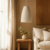 Buy Pendant lamp - Minimalist design - Stone-effect finish - Sinur I White 61738 in the Europe