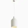Buy Pendant lamp - Minimalist design - Stone-effect finish - Sinur II White 61739 - in the EU