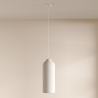 Buy Pendant lamp - Minimalist design - Stone-effect finish - Sinur III White 61740 - prices