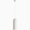 Buy Pendant lamp - Minimalist design - Stone-effect finish - Sinur III White 61740 - in the EU