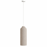 Buy Pendant lamp - Minimalist design - Stone-effect finish, model III - Miris Taupe 61740 - in the EU