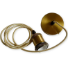 Buy Pendant Lamp Cable in Aged Gold with Adjustable Height - Hylur Gold 61747 - in the EU