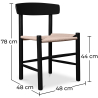 Buy L39 Design Dining Chair Black 58399 - in the EU