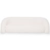 Buy Curved Sofa 2 m in White Bouclé Fabric – Modern and Elegant Design - Lordah White 61754 - in the EU
