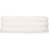 Buy Curved Sofa 2 m in White Bouclé Fabric – Modern and Elegant Design - Lordah White 61754 - in the EU