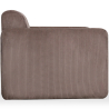 Buy Armchair Upholstered In Velvet Corduroy – Modern Design - Halember Taupe 61755 home delivery