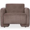 Buy Armchair Upholstered In Velvet Corduroy – Modern Design - Halember Taupe 61755 - in the EU