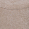 Buy Stool With Storage Upholstered In Chenille - Solrun Beige 61758 in the Europe