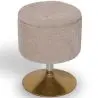 Buy Stool With Storage Upholstered In Chenille - Solrun Beige 61758 - prices