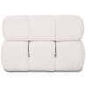 Buy Modular Left Corner Sofa - Upholstered In Bouclé Fabric - Bathy  White 61759 with a guarantee