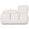 Buy Modular Left Corner Sofa - Upholstered In Bouclé Fabric - Bathy  White 61759 in the Europe