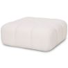 Buy Modular Pouf Upholstered In Bouclé Fabric - Modern Design – Compatible With Modular Sofa - Bathy  White 61760 at MyFaktory