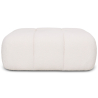Buy Modular Pouf Upholstered In Bouclé Fabric - Modern Design (93х63) – Compatible With Modular Sofa - Bathy  White 61761 - in the EU