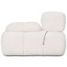 Buy Right Corner Armchair - Upholstered In Bouclé Fabric - Compatible With Modular Sofa - Bathy  White 61762 in the Europe