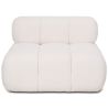 Buy Armchair Upholstered In Bouclé Fabric - Compatible With Modular Sofa - Bathy  White 61763 - in the EU