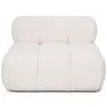 Buy Armchair Upholstered In Bouclé Fabric - Compatible With Modular Sofa - Bathy  White 61763 - in the EU
