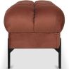 Buy Chesterfield Style Bench Upholstered In Velvet With Iron Legs - Carella Ivory 61771 at MyFaktory
