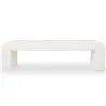 Buy Bench Upholstered In White Bouclé Fabric - Modern Elegant Minimalist - Elvara White 61779 - in the EU