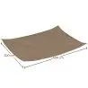 Buy Coconut fiber awning 3x4M - 100 % Ecological shade sail Beige 61781 - in the EU