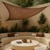 Buy Coconut fiber awning 3x3x3M - 100 % Ecological shade sail Beige 61784 - in the EU
