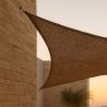 Buy Coconut fiber awning 3x3x3M - 100 % Ecological shade sail Beige 61784 in the Europe