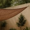 Buy Coconut fiber awning 4x4x4M - 100 % Ecological shade sail Beige 61785 - in the EU