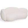 Buy Curved Sofa Upholstered In White Bouclé – Modern And Elegant Design - Boreli White 61756 at MyFaktory