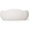 Buy Curved Sofa Upholstered In White Bouclé – Modern And Elegant Design - Boreli White 61756 with a guarantee