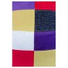 Buy Bar Stool - Patchwork Upholstery - Scandinavian Design and Wooden Legs - Elskar Multicolour 61790 home delivery