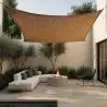 Buy Coconut fiber awning 3x3M - 100 % Natural shade sail Beige 61798 - in the EU