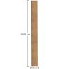 Buy Coconut fiber awning 20x1M - 100 % Natural shade sail Beige 61800 with a guarantee
