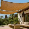 Buy Coconut fiber awning 10x2M - 100 % Natural shade sail Beige 61803 - in the EU
