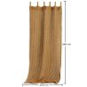 Buy Shade Curtain Awning Coconut Fiber 2.5x2M – 100% Natural Shade Sail Beige 61805 in the Europe