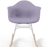 Buy Rocking Chair Modern Fabric Upholstered – Nordic Style - Skandiva  Pastel Purple 61813 - in the EU