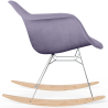 Buy Rocking Chair Modern Fabric Upholstered – Nordic Style - Skandiva  Pastel Purple 61813 home delivery