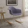 Buy Rocking Chair Modern Fabric Upholstered – Nordic Style - Skandiva  Pastel Purple 61813 in the Europe