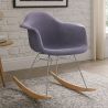 Buy Rocking Chair Modern Fabric Upholstered – Nordic Style - Skandiva  Pastel Purple 61813 - prices