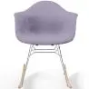 Buy Rocking Chair Modern Fabric Upholstered – Nordic Style - Skandiva  Pastel Purple 61813 - in the EU
