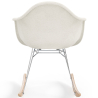 Buy Rocking Chair Bouclé with Arms – Scandinavian Design with Steel and Wood - Skandiva White 61814 with a guarantee
