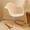 Buy Rocking Chair Bouclé with Arms – Scandinavian Design with Steel and Wood - Skandiva White 61814 - prices