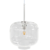 Buy Modern Glass Pendant Lamp - Adjustable Cable - Svalir Silver 61817 with a guarantee