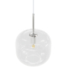 Buy Modern Glass Pendant Lamp - Adjustable Cable - Svalir Silver 61817 at MyFaktory