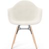 Buy Chair with arms - Upholstered bouclé - Scandinavian - Dining room, office or waiting room - Skandiva White 61819 - in the EU