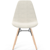 Buy Dining chair Scandinavian upholstered in bouclé – Dining or desk - Lumi White 61820 - in the EU